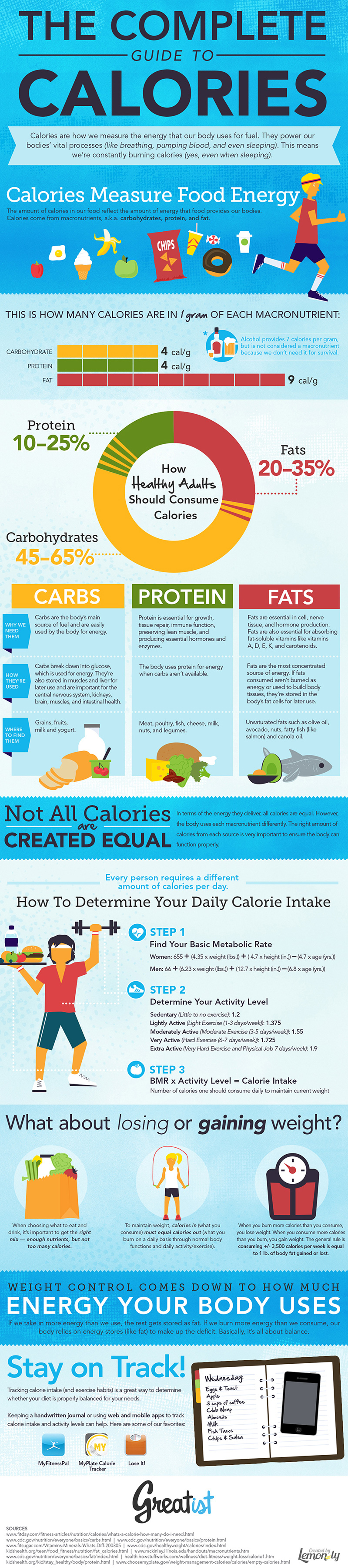 The Complete Guide To Calories Infographic