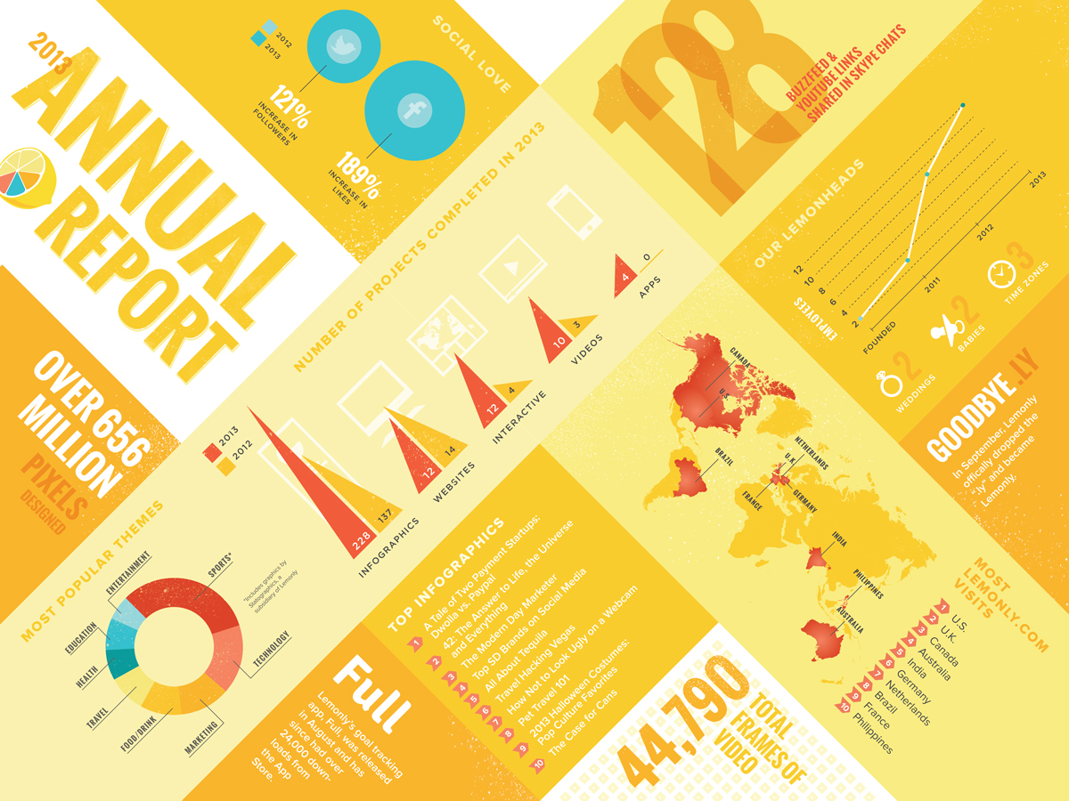 Lemonly 2013 Annual Report Design