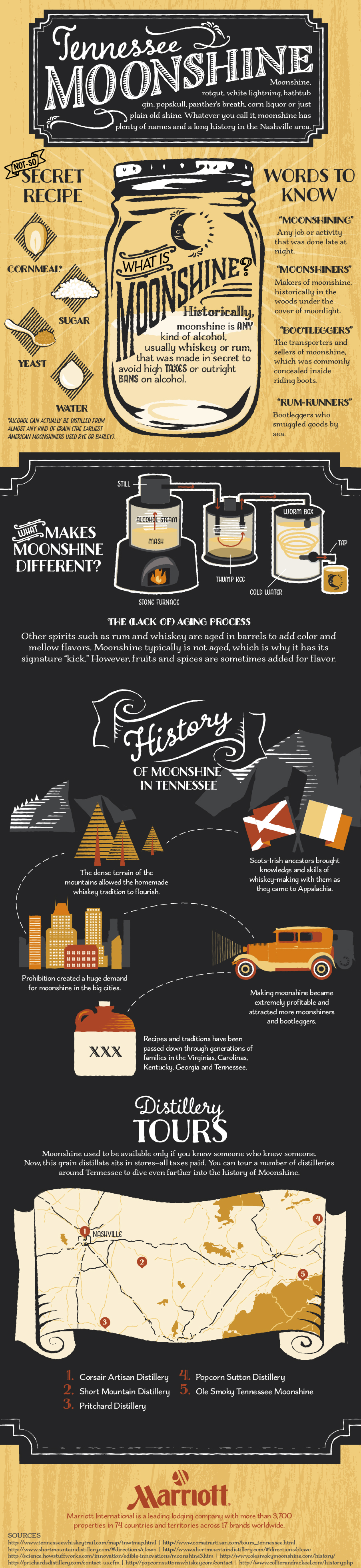 Tennessee Moonshine 101 | Best Food Infographics