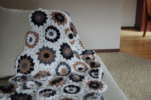 crocheted blanket