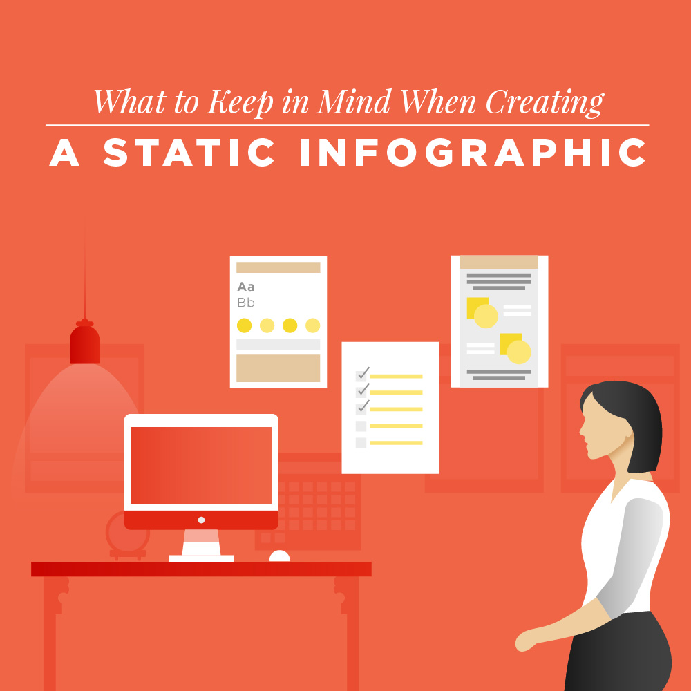Are infographics static?