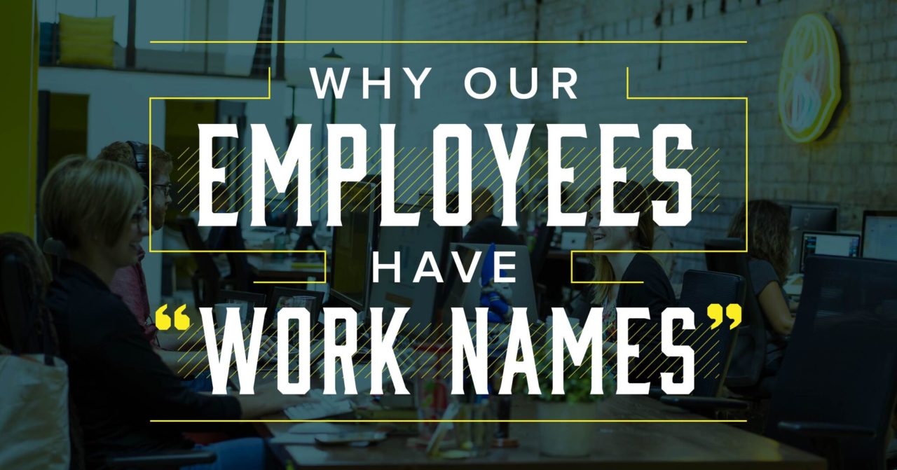 "Work Names" at Lemonly Or Why from 9 to 5