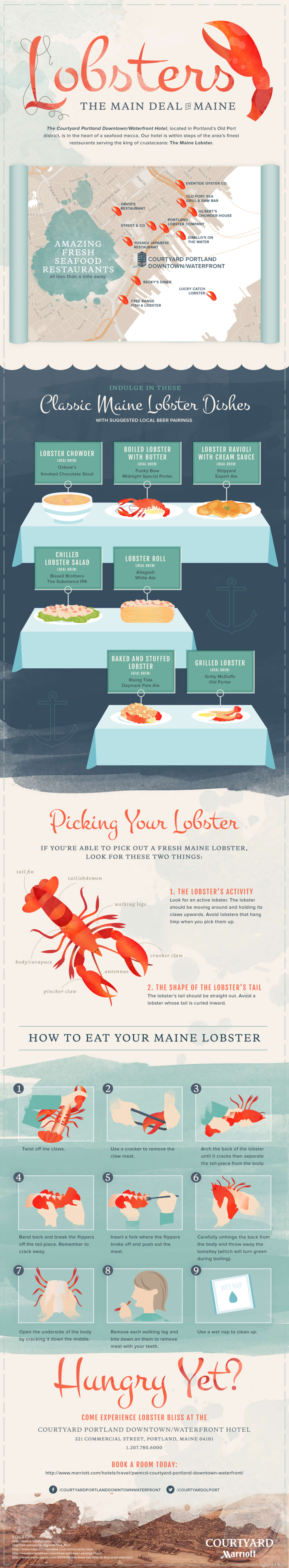 Best Infographics: Lobsters: The Main Deal In Maine