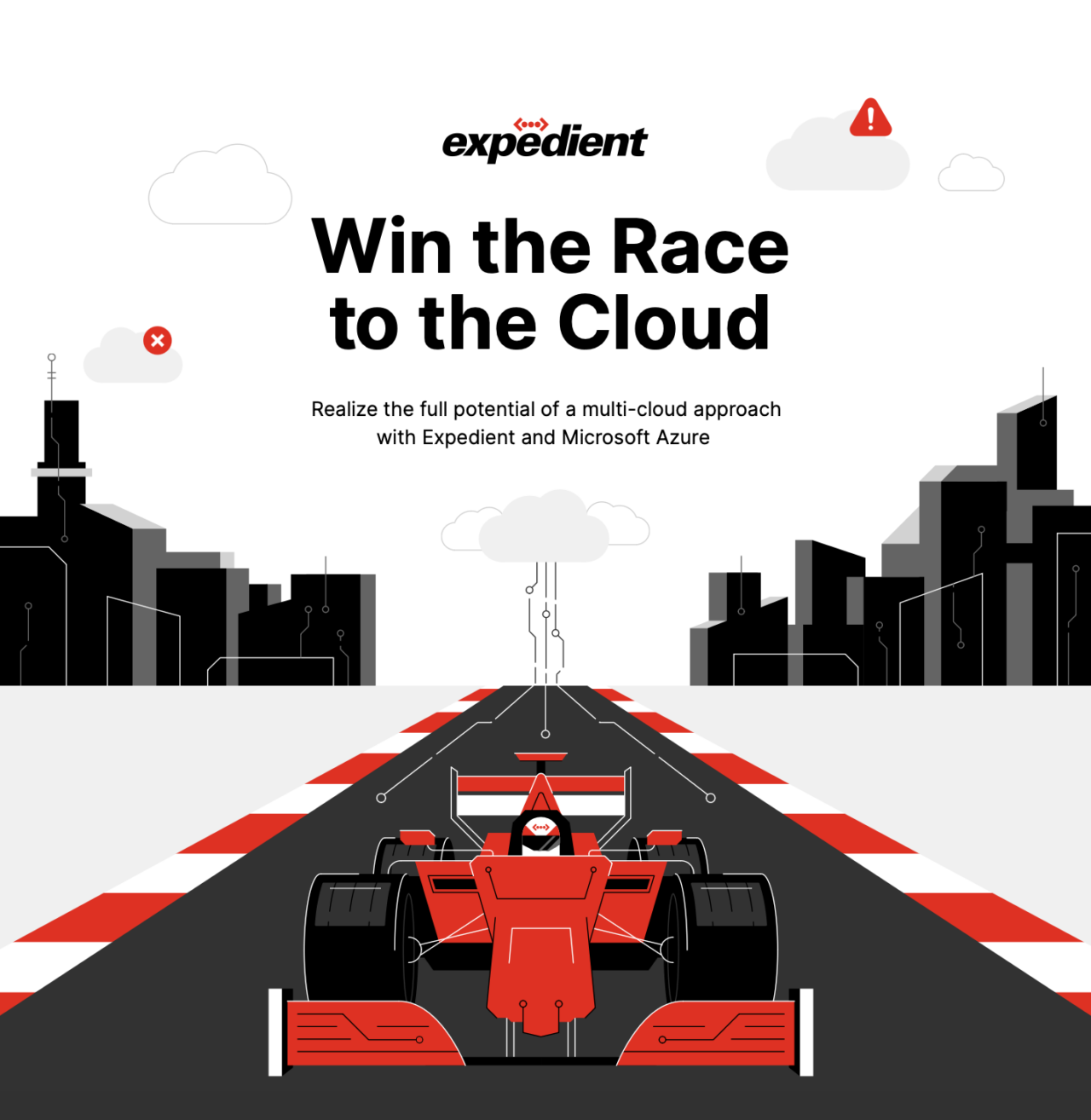 Expedient Cloud Transformation Animated Infographic Preview
