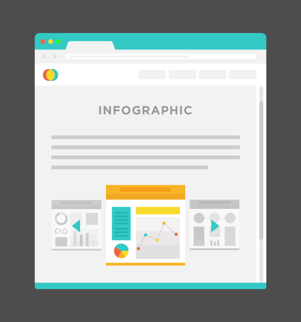 Illustrated diagram of a microcontent carousel