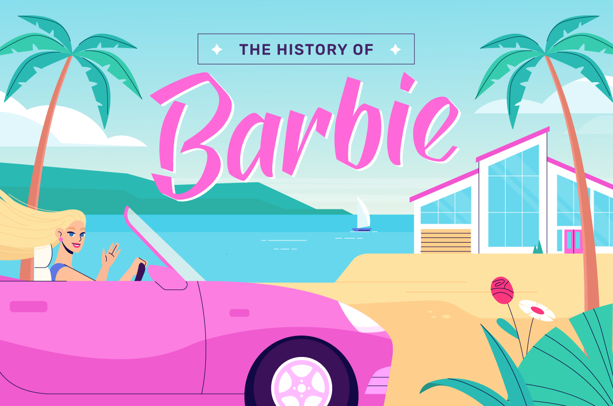 History of Barbie Infographic