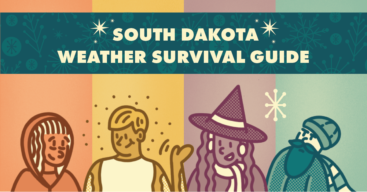 South Dakota Weather Survival Guide Lemonly Infographics